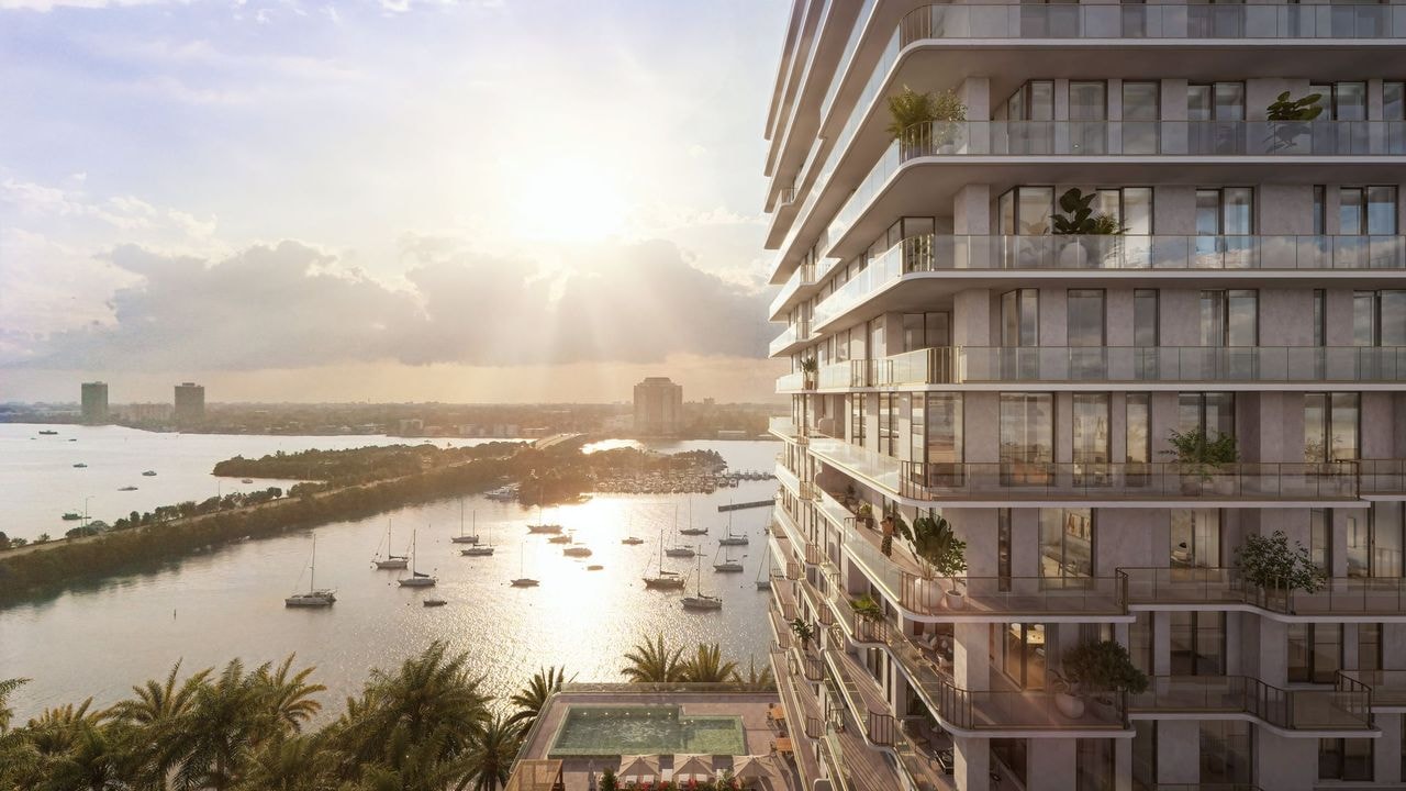 TULA Residences North Bay Village boutique waterfront condominium rendering